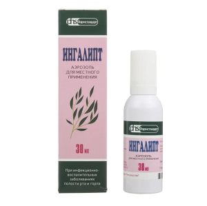 Купить  Ингалипт 30 мл аэрозоль для местного применения