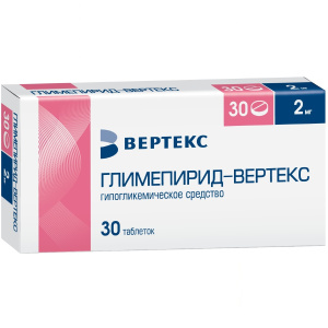 Купить  Глимепирид таб 2мг №30