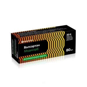 Купить  Валсартан Медисорб таб ппо 80мг №30