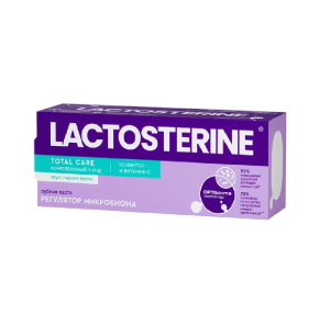 LACTOSTERINE Total Care 85 г зубная паста комплексный уход персик-матча Купить LACTOSTERINE Total Care 85 г зубная паста комплексный уход персик-матча