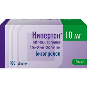 Купить  Нипертен таблетки ппо 10мг №100
