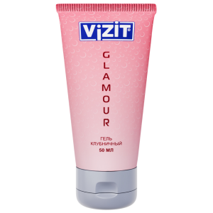 Купить  Vizit Клубничный гель-смазка Glamour, 50 мл