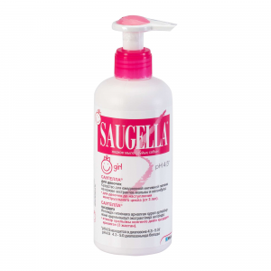 Купить Saugella гель для интимной гигиены 200мл д/девочек