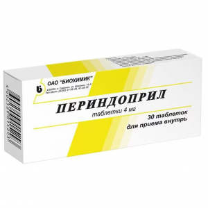 Купить  Периндоприл таблетки 4мг №30 (Биохимик)