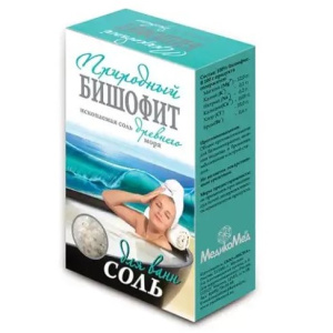 Купить  Соль для ванн морская Бишофит природная 180г