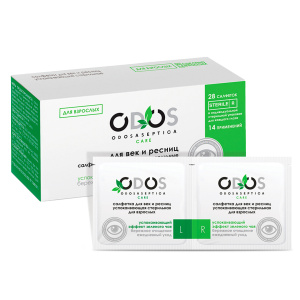 Купить  Салфетки ODOS Асептика №14 д/век и ресниц успокаивающ д/взросл стерил