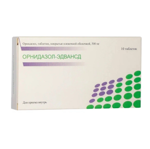 Купить  Орнидазол-Эдвансд 500 мг 10 шт таблетки покрытые пленочной оболочкой
