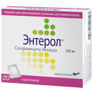 Купить  Энтерол порошок д/сусп д/внутр 250мг №20