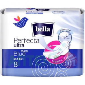 Купить Bella Perfecta Ultra Maxi прокладки гигиенические №8 голубой