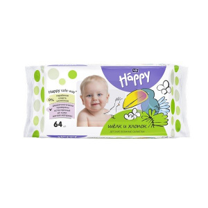 Купить Bella Baby Happy салфетки влаж №64 шелк и хлопок