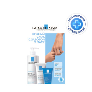 Купить  La Roche-Posay Lipikar набор молочко 400 мл + гель для душа успокаивающий 100 мл + крем для лица 40 мл