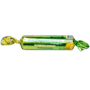 Купить  Аскорбиновая кислота с Сахаром таб №10 лимон /Крутка/