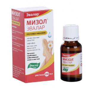 Купить  Мизол р-р д/наруж примен 1% 20мл