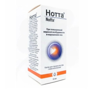 Купить  Нотта капли для внутреннего применения гомеопатические 50мл
