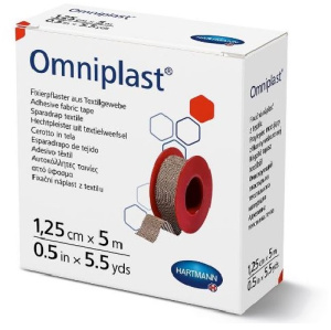 Купить  Пластырь Омнипласт 1,25смX500см тканевой осн телесный