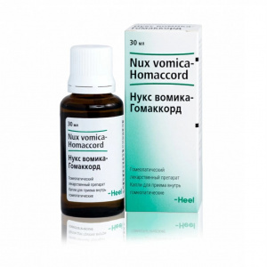 Купить  Нукс Вомика-Гомаккорд капли гомеопатические 30мл