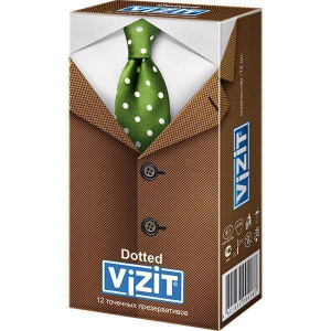 Купить VIZIT Dotted презервативы точечные 12 шт.