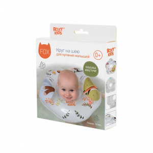 Купить  ROXY-KIDS круг надувной на шею д/купания малышей fox