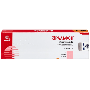 Купить  Эральфон 10000 МЕ 1 мл 1 шт раствор для внутривенного и подкожного введения шприц