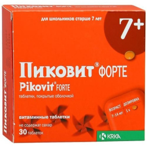 Купить  Пиковит Форте 7+ таб по №30
