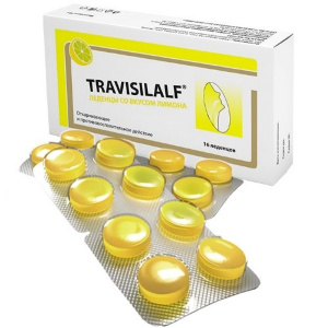 Купить  Трависилальф леденцы №16 со вкусом лимона