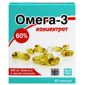 Купить  Омега-3 Концентрат 60% 80 шт капсулы