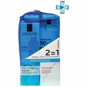 Купить  La Roche-Posay Hyalu В5 набор сыворотка 30мл+антгелиос шака 50мл+косметичка