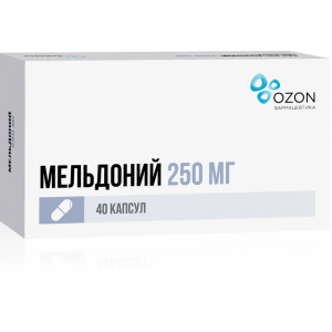 Купить  Мельдоний капсулы 250мг №40