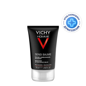 Vichy Homme бальзам смягчающий после бритья с минералами, 75мл Купить Vichy Homme бальзам смягчающий после бритья с минералами, 75мл