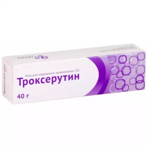 Купить  Троксерутин  2 % 100 г гель для наружного применения