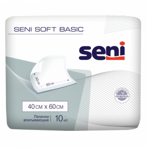 Купить Seni Soft Basic пеленки 40смX60см №10