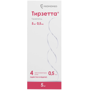 Купить  Тирзетта 5 мг 0,5 мл 4 шт раствор для подкожного введения шприц в автоинжекторе
