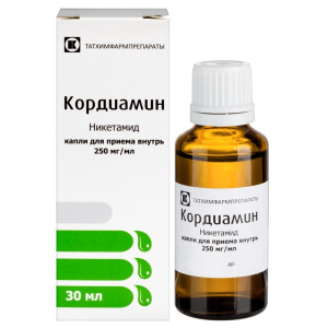 Кордиамин капли 25% 30мл Купить Кордиамин капли 25% 30мл