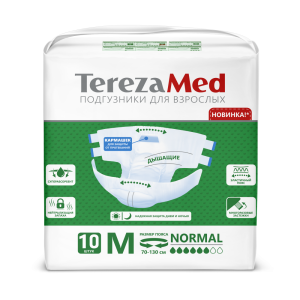 Купить  TerezaMed Medium Normal 10 шт подгузники для взрослых размер M