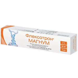 Купить  Флексотрон Магнум 30 мг/мл 3 мл 1 шт раствор для внутрисуставного введения шприц