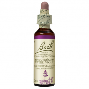 Купить  Капли баха №34 Уотер вайолет (Водная фиалка) — предпочитаете одиночество или страдаете самодовольством и надменностью, 10мл