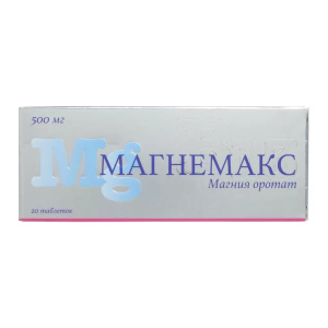 Магнемакс таб 500мг №20 Купить Магнемакс таб 500мг №20