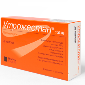 Купить  Утрожестан капс 100мг №28
