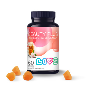 Купить  LIVS комплекс витаминов для кожи волос и ногтей №60 пектиновые мармеладные пастилки со вкусом крем-соды