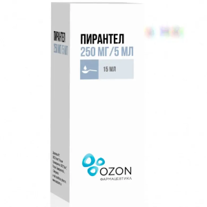 Купить  Пирантел 250 мг/5 мл 15 мл суспензия для приема внутрь