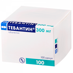 Купить  Тебантин капсулы 300мг №100