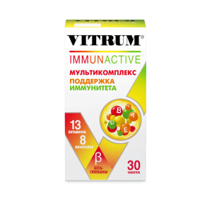 Купить  Витрум Иммунактив таблетки покрытые оболочкой №30