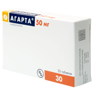 Купить  Агарта таблетки 50мг №30