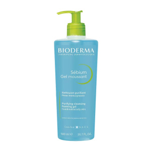 Купить  Bioderma Sebium гель-мусс очищающий для жирной и проблемной кожи флакон с помпой 500 мл