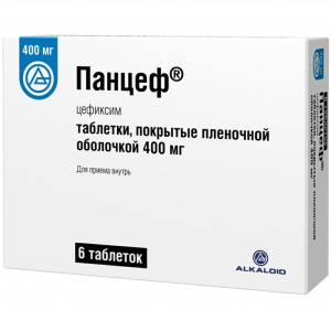 Панцеф таб ппо 400мг №6