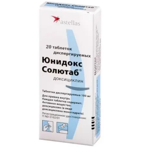 Купить  Юнидокс Солютаб таб дисперг 100мг №20