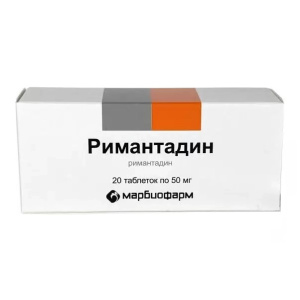 Купить  Римантадин 50 мг 20 шт таблетки