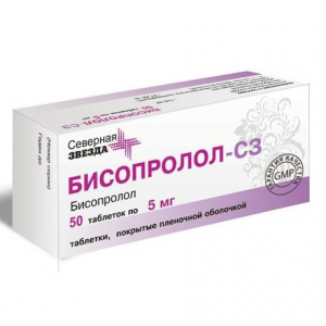 Купить  Бисопролол-СЗ таб ппо 5мг №50 (Северная Звезда)