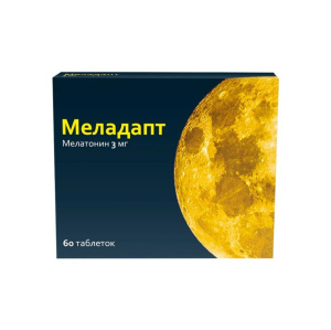 Купить  Меладапт 3 мг 60 шт таблетки покрытые пленочной оболочкой 