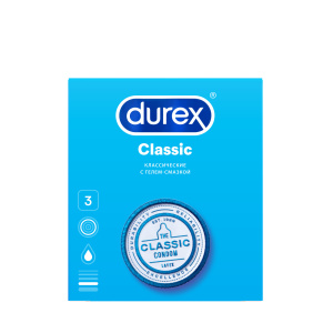 Купить  Durex Classic презервативы классические 3 шт.
